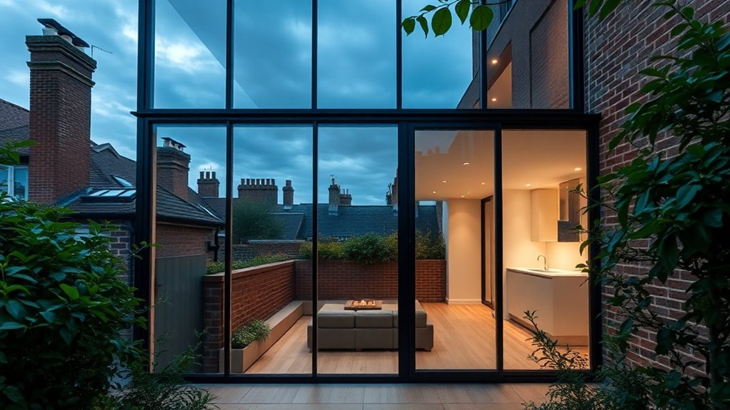 Glass Extension Walls Enfield