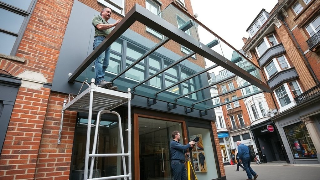 Shopfront Canopy Enfield
